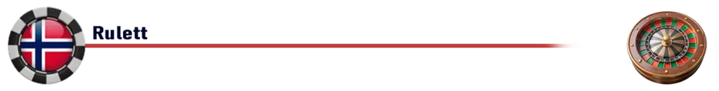 Opplev spenningen med rulett online hos norske nettcasinoer.